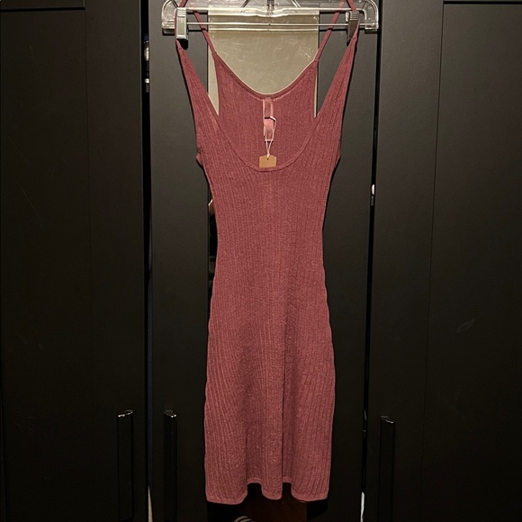 SKIMS Dresses & Skirts - Skims sheer knit mini dress